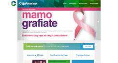 Desktop Screenshot of cajaforense.com